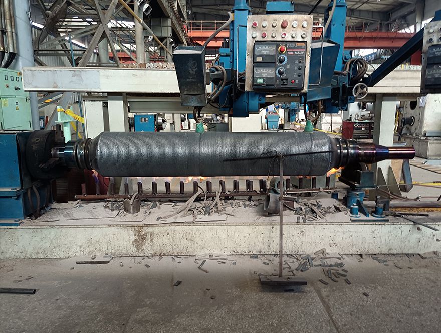 Steel Rolling Mill Roller Hardfacing Cladding Machine